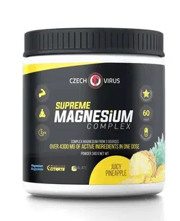 Horčík (Magnézium) Supreme Magnesium Complex - Czech Virus 340 g Juicy Pineapple