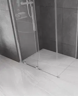 Sprchovacie kúty MEXEN/S - Velar Obdĺžnikový sprchovací kút 90 x 75, transparent, chróm 871-090-075-01-01