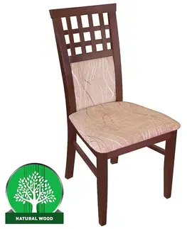 Drevené stoličky Stolička 55 orech TAP. ETNA15