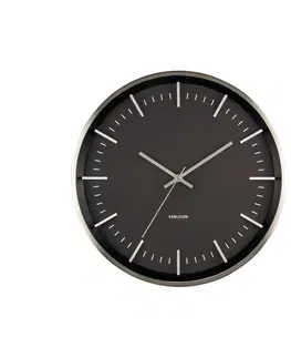 Hodiny Karlsson 5911SI dizajnové nástenné hodiny 35 cm