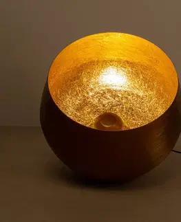 Stojacie lampy KARE Stojacia lampa KARE Apollon, zlatá, Ø 50 cm