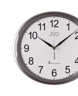 Hodiny Nástenné hodiny JVD RH64.3 strieborná 30 cm