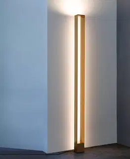 Stojacie lampy NEMO Stojacia lampa Nemo Tru LED 2 700 K, zlatý lak