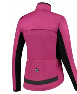 Cyklistické bundy a vesty Dámska zimná bunda Rogelli Barrier ružová ROG351092