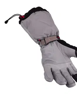 Zimné rukavice Vyhrievané lyžiarske a moto rukavice Glovii GS8 šedá - L