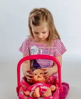 Pre dievčatá Nosítko autosedačka s látkovým poťahom pre bábätko