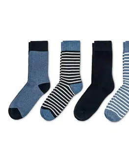 Socks Ponožky, 5 párov, modré