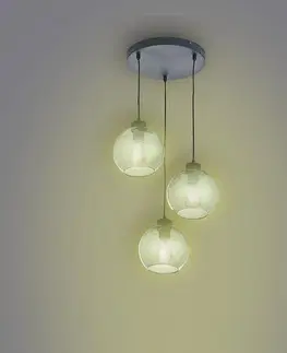 Moderné lampy do obývačky Luster Cubus Graphite 2819 Lw3