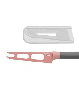 Samostatné nože Nôž Leo na syr 13cm (ružový)