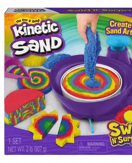 Kreatívne a výtvarné hračky SPIN MASTER - Kinetic Sand Dúhový Kolotoč
