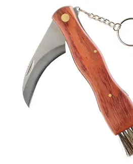 poľovníc Skladací hubársky nôž dlhý 7 cm z nehrdzavejúcej ocele