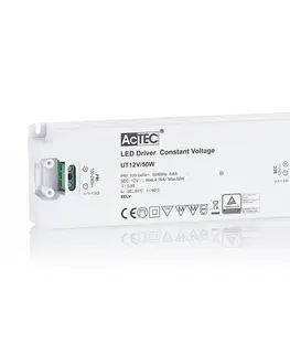 Napájacie zdroje s konštantným napätím AcTEC AcTEC Slim LED budič CV 12 V, 50W
