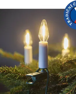 Vianočné dekorácie Súprava Felicia LED Filament číra SV-16, 16 žiaroviek