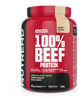 Proteíny Hoväzia bielkovina Nutrend 100% Beef Protein 900g čokoláda+lieskový orech
