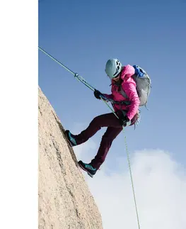 kemping Polovičné lano Rappel Alpinism na lezenie a horolezectvo 8,1 mm × 50 m zelené