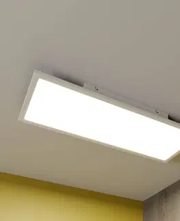 Stropné svietidlá Lindby Lindby Luay LED panel, 3 000 – 6 000 K, 30 x 80 cm