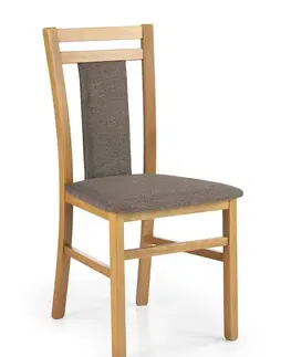 Jedálenské stoličky a kreslá Jedálenská stolička HUBERT 8 Halmar Dub medový