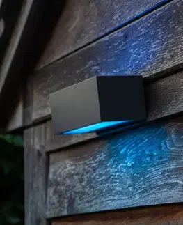 SmartHome vonkajšie svietidlá nástenné LUTEC connect Vonkajšie LED svetlo Gemini RGBW smart ovládanie