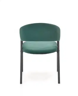 Stoličky Jedálenské kreslo K473 Halmar Zelená