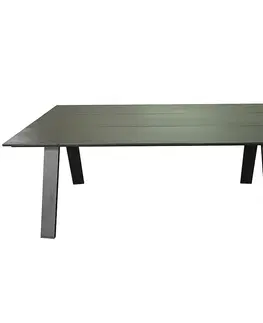 Záhradné stoly Záhradný stôl z polywoodu Hallo Faro čierny