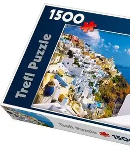 Hračky puzzle TREFL - Puzzle Santorini - Grécko.