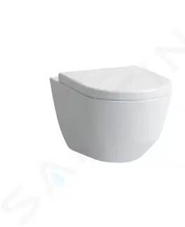 Záchody Laufen - Pro Závesné WC Compact, 490x360 mm, Rimless, s LCC, biela H8209654000001