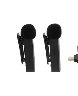 Predlžovacie káble PATONA PATONA - SADA 2x Bezdrôtový mikrofón s klipom pre iPhone USB-C 5V 