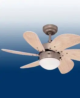 Stropné ventilátory so svetlom Westinghouse Westinghouse Turbo Swirl ventilátor s 2 vypínačmi