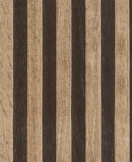 Tapety s imitáciou dreva Tapeta s dvojfarebnou imitáciou dreva