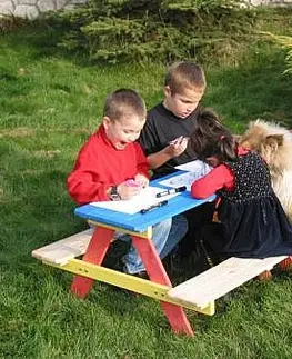 Hracie domčeky DEOKORK Dětská súprava z borovice KIDS