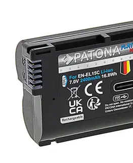 Predlžovacie káble PATONA PATONA - Aku Nikon EN-EL15C 2400mAh Li-Ion Platinum USB-C 
