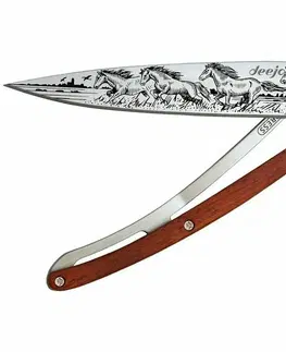 Outdoorové nože Vreckový nôž Deejo 1CB071 Tetovanie 37g, Coralwood, Divoké kone