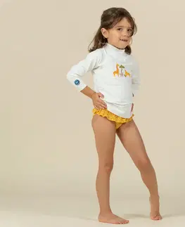 surf Detské tričko s UV ochranou a dlhými rukávmi s potlačou savany