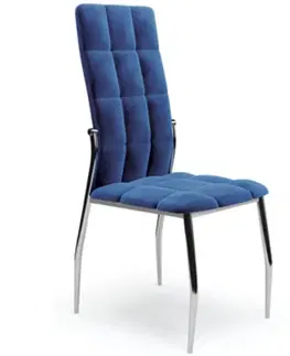 Čalúnené stoličky Stolička W153 navy blue