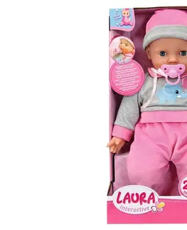 Hračky bábiky SIMBA - Bábika Laura interaktívna 40 cm