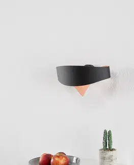 Nástenné svietidlá Selène Vnútorná strana medenej farby - nástenné svietidlo Scudo LED
