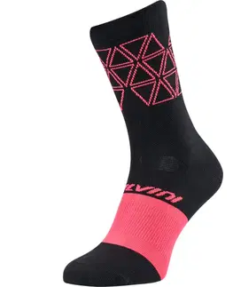 Pánské ponožky Cyklistické ponožky Silvini Bardiga UA1642 black / pink 42-44