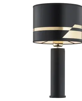 Lampy Argon Argon 4234 - Stolná lampa ALMADA 1xE27/15W/230V čierna/mosadz 