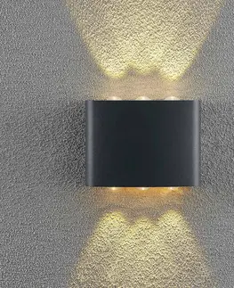 Vonkajšie nástenné svietidlá Lindby Lindby Gatlin vonkajšie LED svietidlo, 16 cm