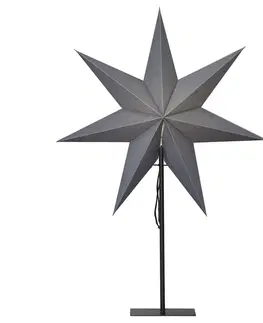 Vianočné svetelné hviezdy STAR TRADING Stojaca hviezda Ozen výška 75 cm