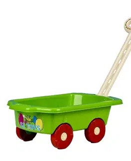 Hračky na záhradu BAYO - Detský vozík Vlečka 45 cm zelený
