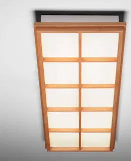 Stropné svietidlá Domus Stropné svietidlo Kioto 10 z bukového dreva