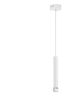 Svietidlá  LED Luster na lanku ALBA 1xLED/5W/230V biela 