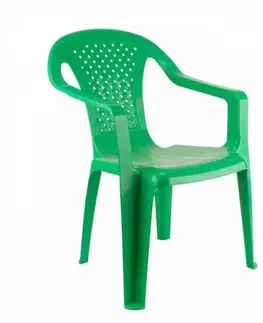 Detské stoly a stoličky Kinekus Stolička plastová BABY, zelená