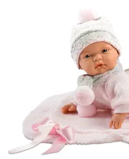 Hračky bábiky LLORENS - Joelle Llorona Toquilla Rosa 38938