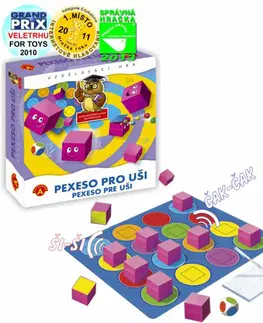 Hračky rodinné spoločenské hry PEXI - Pexeso Pre Uši