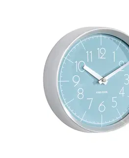 Hodiny Dizajnové nástenné hodiny 5637BL Karlsson 22cm