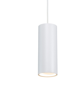 Zavesne lampy Dizajnové závesné svietidlo biele - Tubo