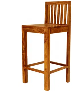 Jedálenské stoličky Barová stolička indický masív palisander