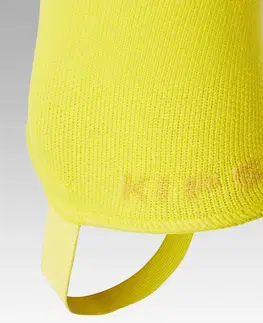 ponožky Detské podkolienky bez chodidiel žlté